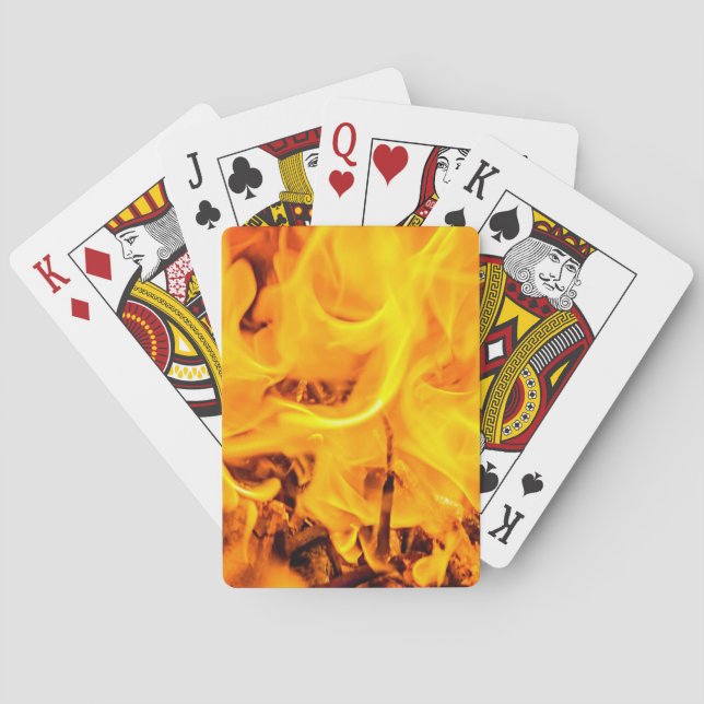 Brand och brand i Mönster Casinokort (Baksidan)
