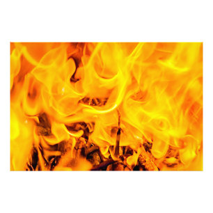 Brand och brand i Mönster Fototryck