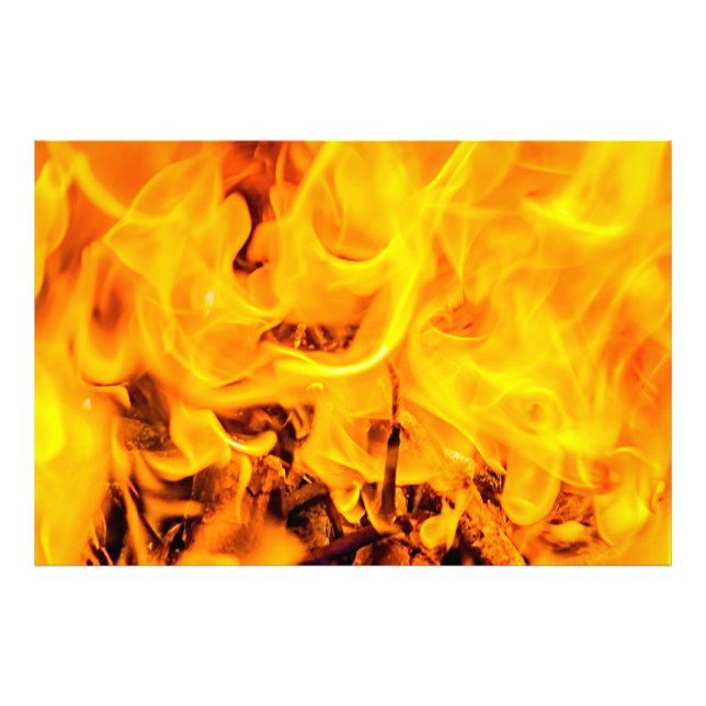 Brand och brand i Mönster Fototryck (Framsidan)