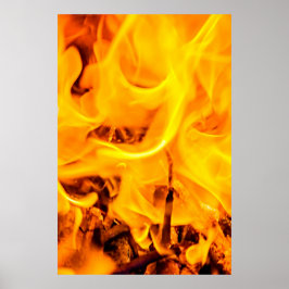 Brand och brand i Mönster Poster