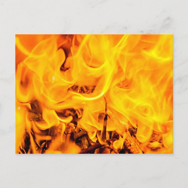 Brand och brand i Mönster Vykort (Framsida)