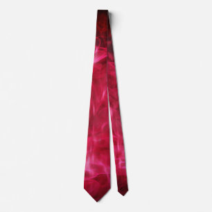 Brand och brand i Rosa Artsy Tie Slips