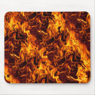 Brand och Flame Mönster Musmatta