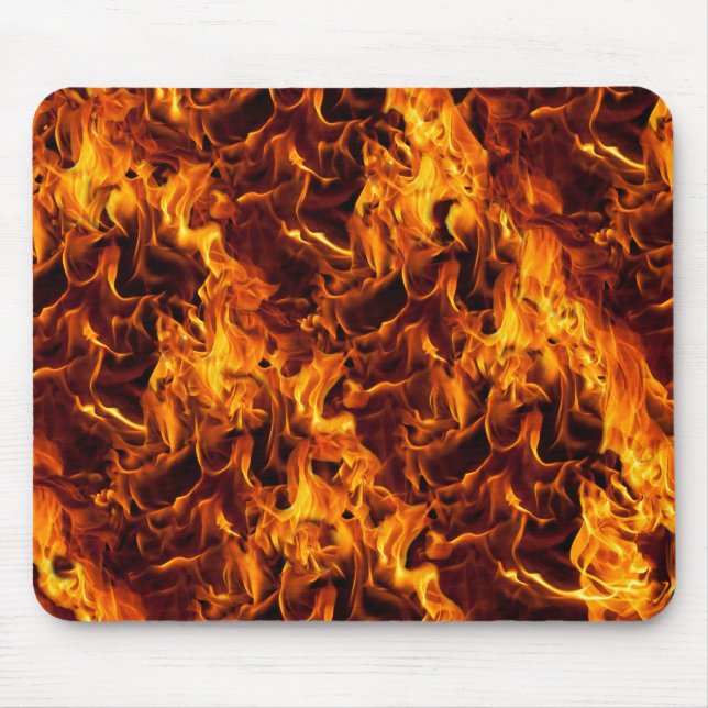 Brand och Flame Mönster Musmatta (Framsidan)