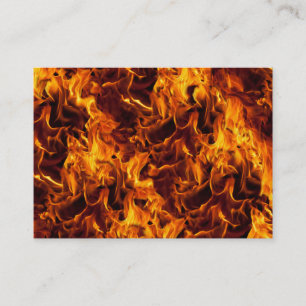Brand och Flame Mönster Visitkort