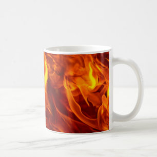 Brand- och flammålarobjekt för bränning av fiffel kaffemugg