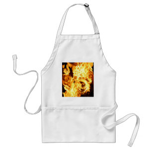 Brand- och flamminsbränning - Fiery Gift-design Förkläde