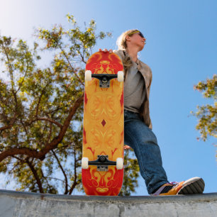 Brand och is mini skateboard bräda 18,7 cm