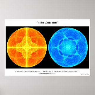 Brand och is poster