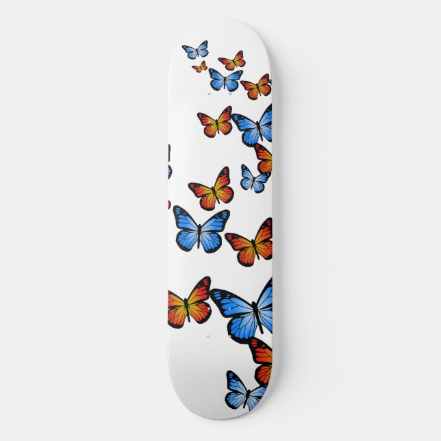 Brand- och isfjärilar skateboard bräda 21,5 cm (Framsida)