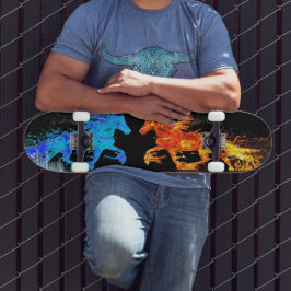 Brand- och ishästar Dd-märkning Mini Skateboard Bräda 18,5 Cm