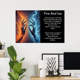 Brand- och iskraften poster