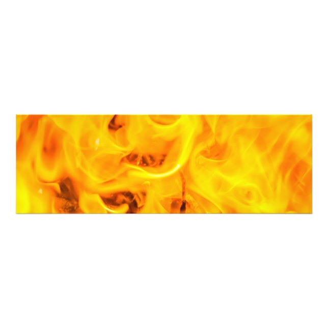 Brand och lågor fototryck (Framsidan)