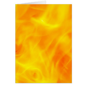 Brand och lågor hälsningskort