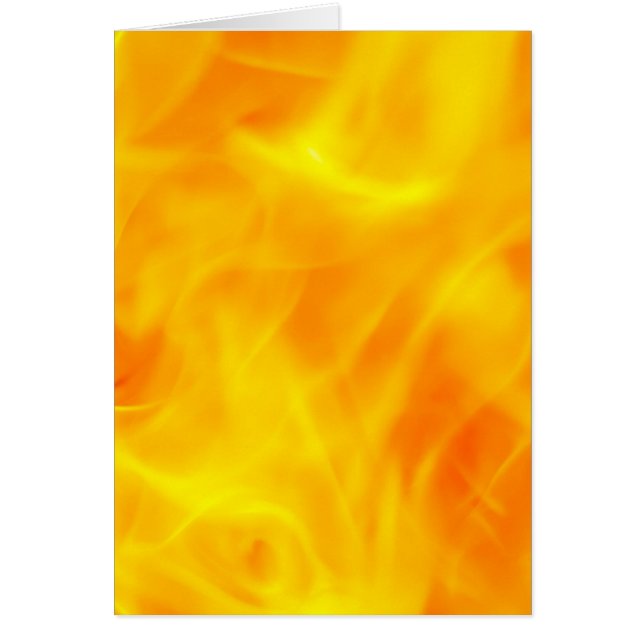 Brand och lågor hälsningskort (Framsidan)