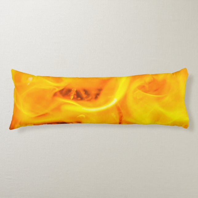 Brand och lågor kroppskudde (Framsidan)