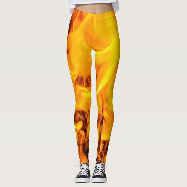 Brand och lågor leggings (Framsida)