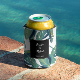 Brand och löv i vattenfärg Bröllop