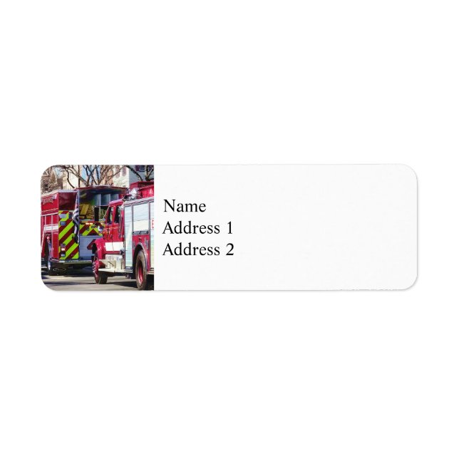 Brand och Rädding Returadress Etikett (Framsidan)