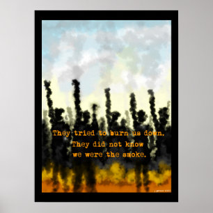 Brand- och rökPoster Poster