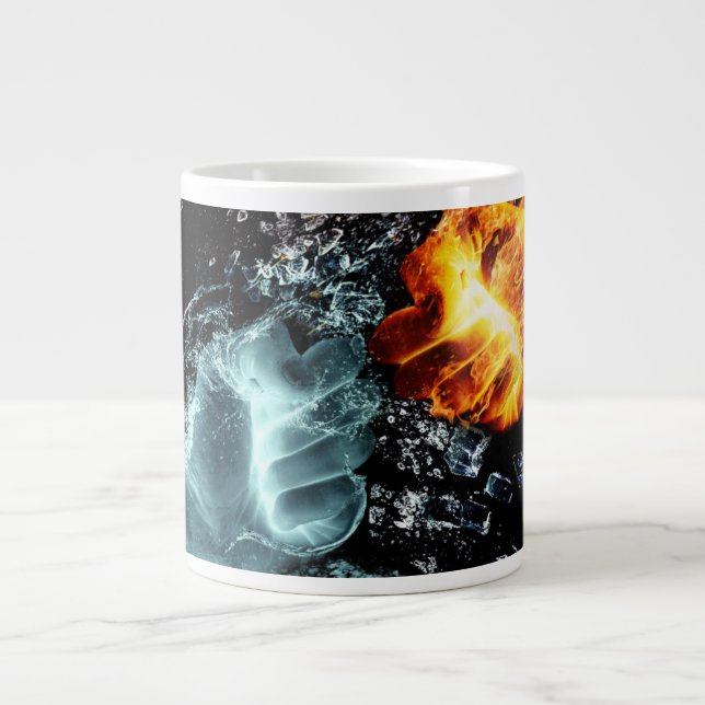 brand och vatten jumbo mugg (Framsidan)
