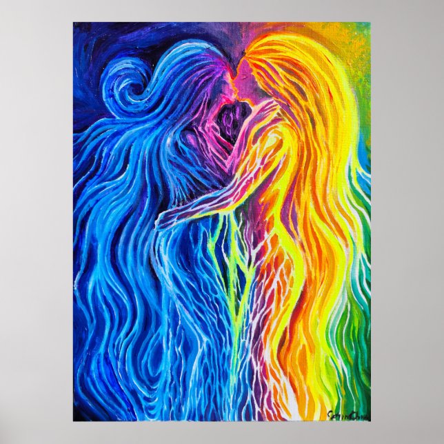 Brand och vatten poster (Framsidan)