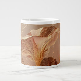 Bränd Orange Calla Lily Botanisk Jumbo Mugg