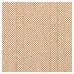 Bränd Orange Herringbone Tyg