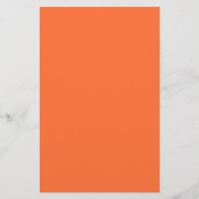Bränd Orange i Färg Brevpapper (Framsida)