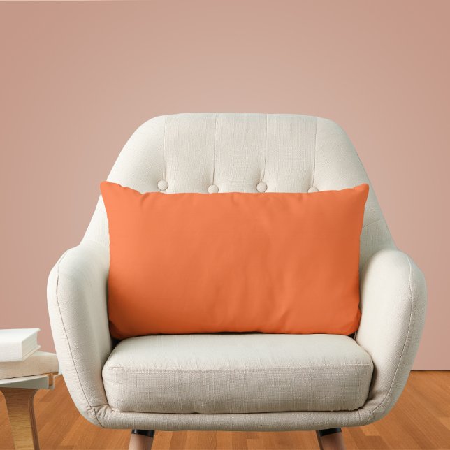 Bränd Orange i Färg Lumbarkudde (Skapare uppladdad)