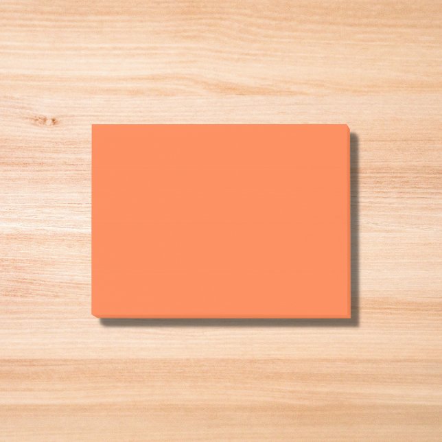 Bränd Orange i Färg Post-it Block (Skapare uppladdad)