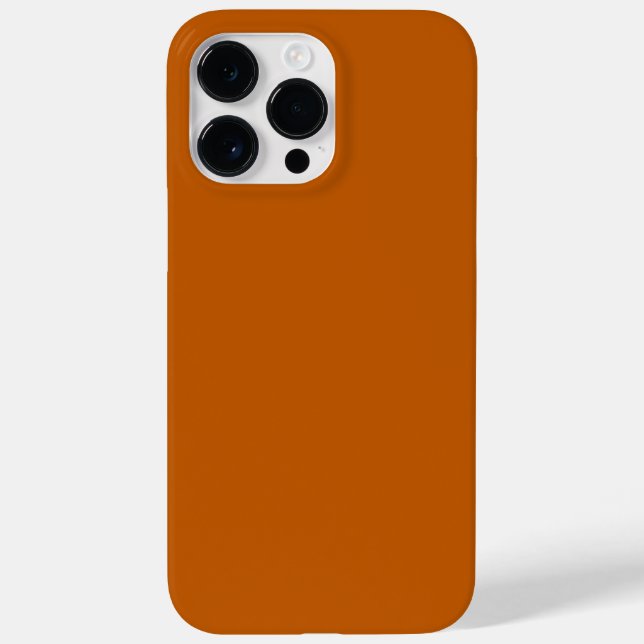 Bränd Orange iPhone 14 Pro Max Fodral (Baksida)