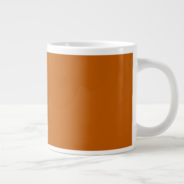 Bränd Orange JÄTTEKOPP Jumbo Mugg (Höger)