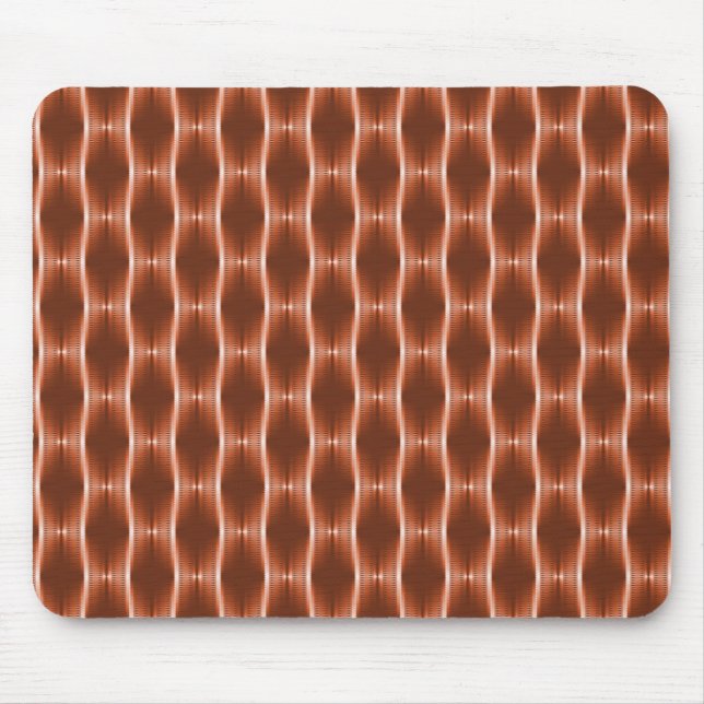 Bränd Orange Metallic Rosett band Mousepad Musmatta (Framsidan)