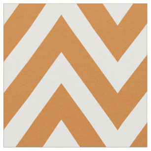 Bränd Orange Modern Chevron stor  Tyg