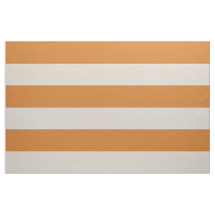 Bränd Orange och Beige Wide Rand Stor Tyg
