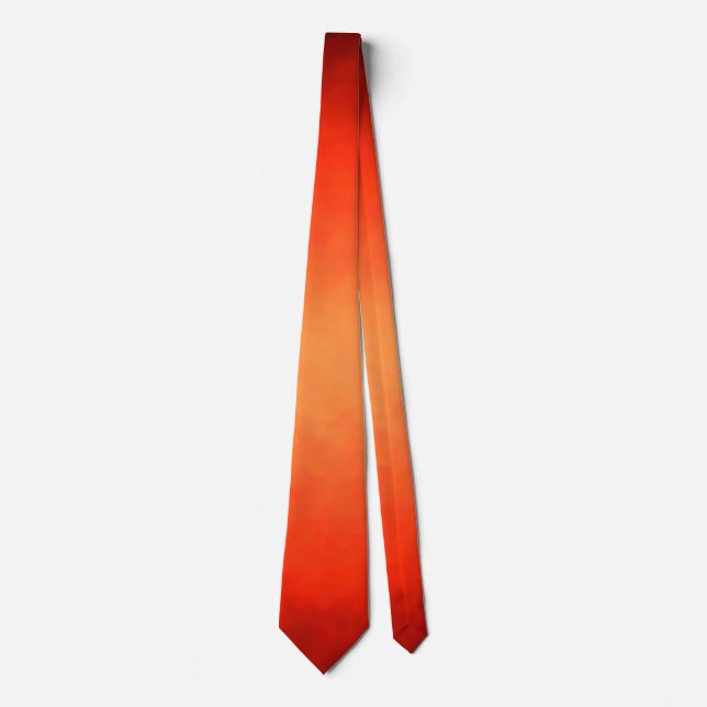 Bränd orange ombre slips (Framsida)