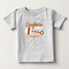Bränd Orange Play Rattle Longhorn T Shirt
