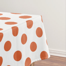 Bränd orange polka dots