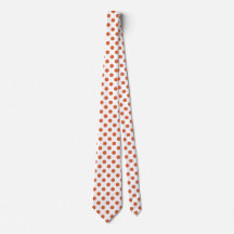 Bränd orange polka dots