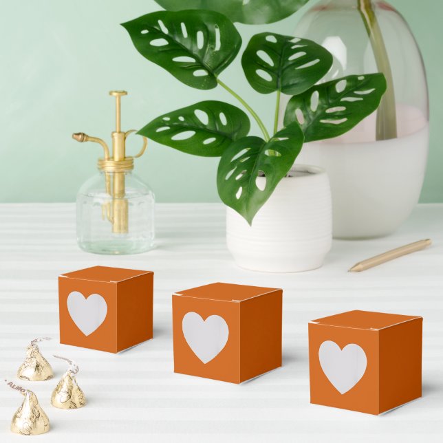 Bränd orange presentaskar (Multipel)