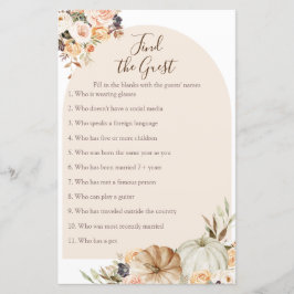 Bränd Orange Pumpkin Rustic Hitta gästspelet