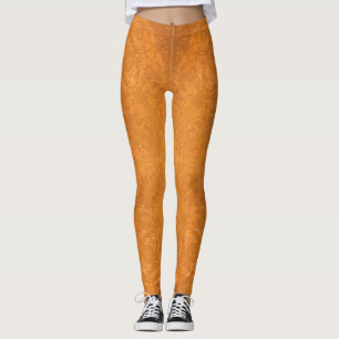 Bränd Orange Star Kaleidoscope Leggings