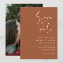 Bränd Orange Terracotta Modern minimalistiskt Bröl