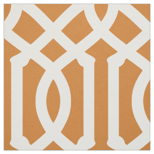 Bränd Orange Trellis Stor  Tyg