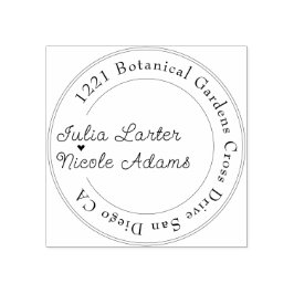 Bränd Orange Tropical Hibiscus Blommigtar Bröllop Stämpel