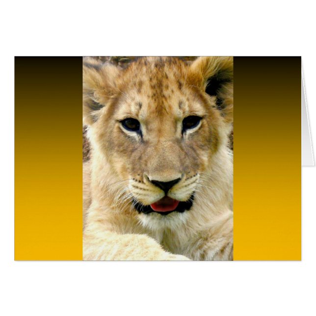 Bränd Orange två ton Hälsningskort (Framsidan Horizontal)