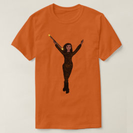 Bränd Orange Twirl Girl T-Shirt