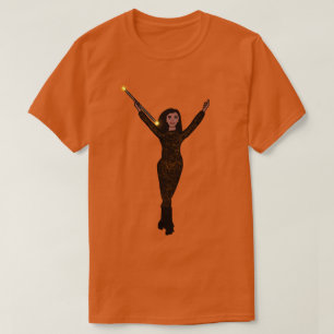 Bränd Orange Twirl Girl T-Shirt