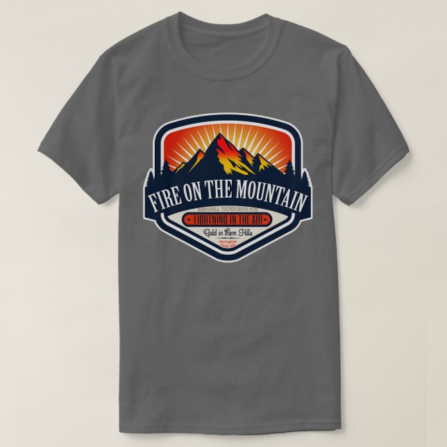 Brand på berget av Marshall Tucker Band T Shirt (Design framsida)